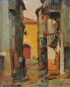 Conversation Dans Une Ruelle
