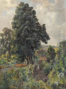 French Market Place by Paul Emile Lecomte