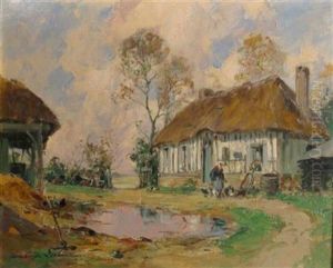The Country House by Paul Emile Lecomte