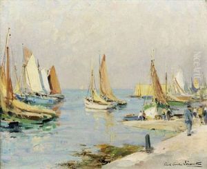 Barques De Peche Vers Concarneau