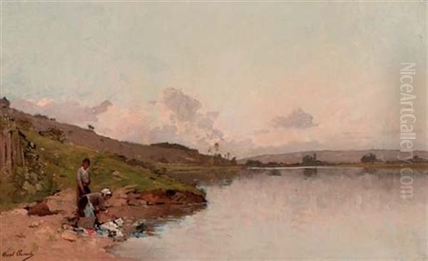 Washing Day By The Lakeside - view 1