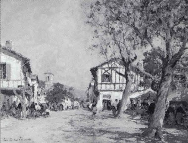 Belebte Dorfstrasse - view 1