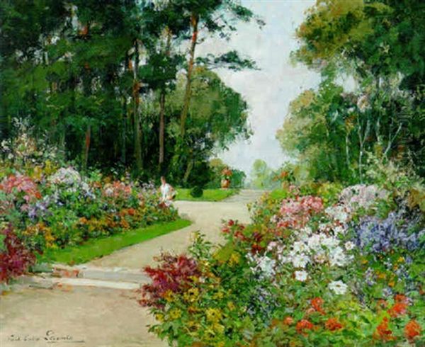 The Flower Garden by Paul Emile Lecomte