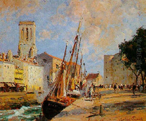 Les Bateaux A Quai - view 1