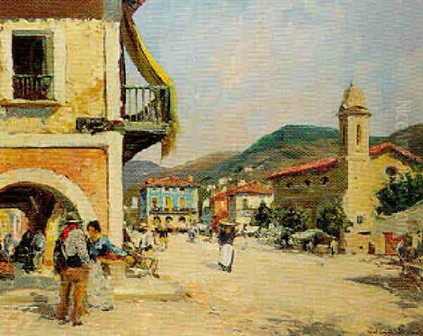 Jour De Marche Au Village Espagnol - view 1