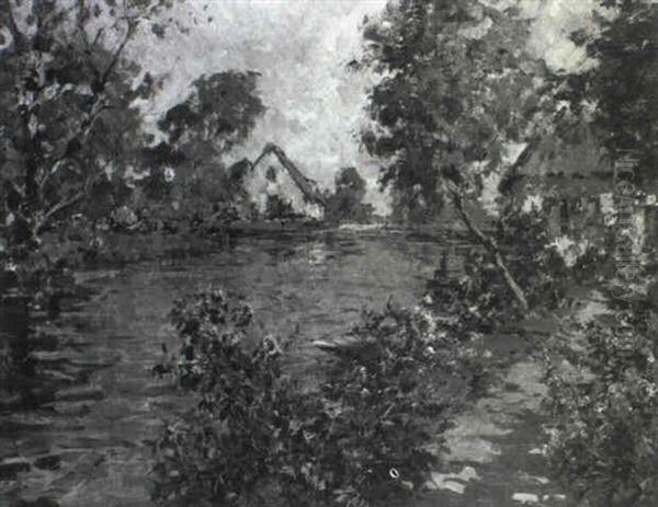 A River Landscape, Summer - view 1