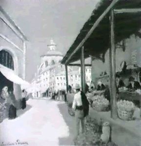 Le Marche Espagnol by Paul Emile Lecomte