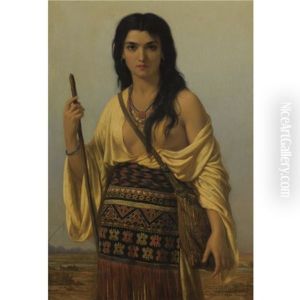 Minnehaha by Emile Charles Hippolyte Lecomte-Vernet