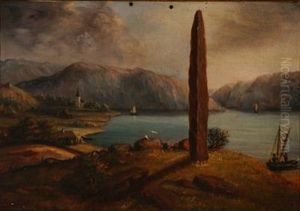 Landscape From Sognefjorden, Norway by Stanislaus Leczinsky