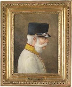 Kaiser Franz Joseph I. Von Osterreich by Moritz Ledeli