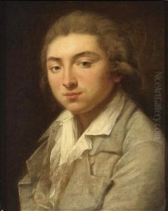 A Portrait Of A Young Man (francois Vergand?)