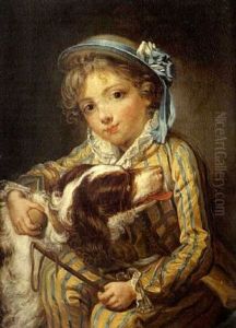 Jeune Enfant Au Chien Jeune Enfant Au Chien