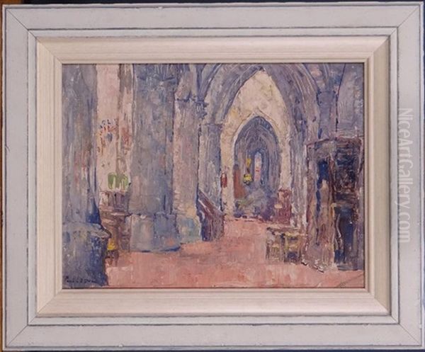 Interior Of The Church In Moret - view 1
