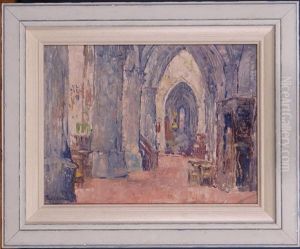Interior Of The Church In Moret Interior Of The Church In Moret