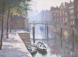 Canal A Bruges by Paul Leduc