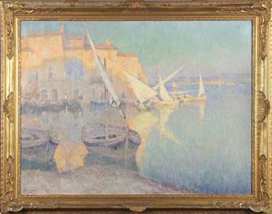 Coin De Port En Provence - Martigues by Paul Leduc