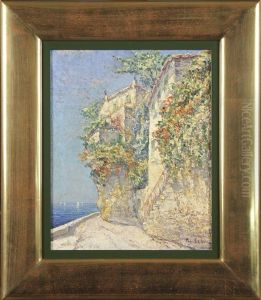 Bord De Mer A Villefranche by Paul Leduc
