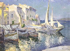 Vue A Martigues by Paul Leduc