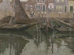 Bateaux De Peche Et Pecheurs Sur Le Quai Bateaux De Peche Et Pecheurs Sur Le Quai