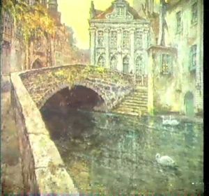 Soir A Bruges by Paul Leduc