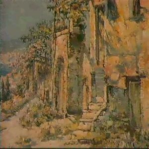 Terrasses Fleuries Sur La Cote D'azur by Paul Leduc