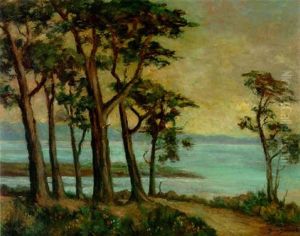 Monterey Bay - Pacific Grove by Bertha Stringer Lee