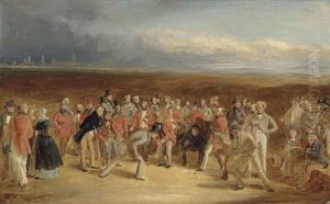 The Finished Sketch For The Golfers: A Grand Match Played On The St. Andrews Links By Sir David Baird, Bt. And Sir Ralph Anstruther, Bt. Of Balcaskie, Against Major Playfair And John Campbell, Esq., Of Glensaddell