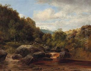 A Quiet Nook, North Wales by Frederick Richard Lee, R.A.