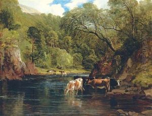 The River Awe, Argyleshire (collab. W/thomas Sidney Cooper)