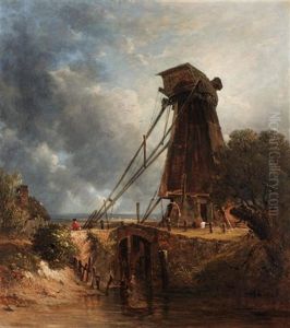 The Windmill by Frederick Richard Lee, R.A.