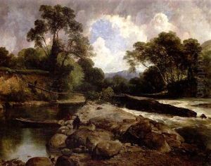 A Salmon Cruive On The River Awe (argyllshire, Scotland)