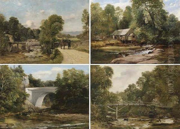 Sketch Of The New Bridge Built By Lord Lynedoch - view 1