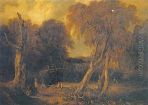 Unloading The Days' Catch by Frederick Richard Lee, R.A.