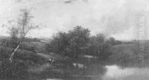 Sleaford, Lincolnshire by Frederick Richard Lee, R.A.