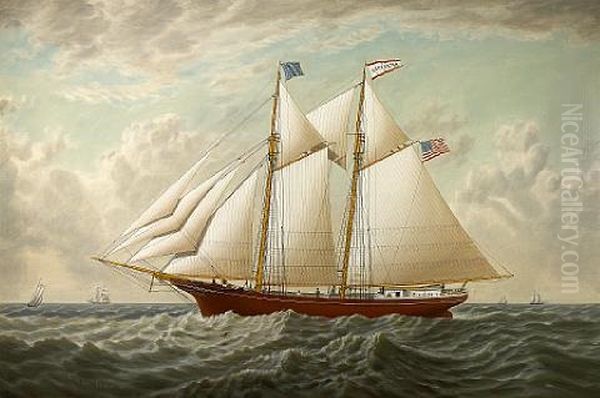 The California Lumber Schooner "mary E. Russ" - view 1