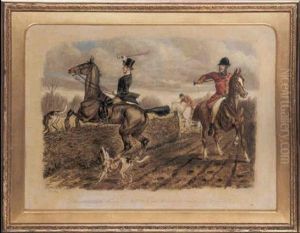 A Savage Reproof, Indignant Master Of Hounds by John Leech