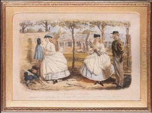 A Shocking Young Woman Indeed, Emily, Betrothed To Charles by John Leech