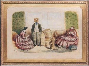 The Superior Animal Party - Who Of Course Does Not Think Himself Good Looking by John Leech