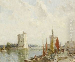 L'entree Du Port, La Rochelle by William Lee-Hankey