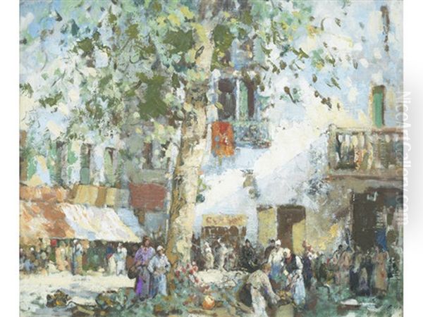 A Market Scene - view 1