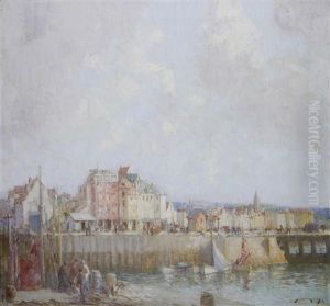 Dieppe Harbour by William Lee-Hankey