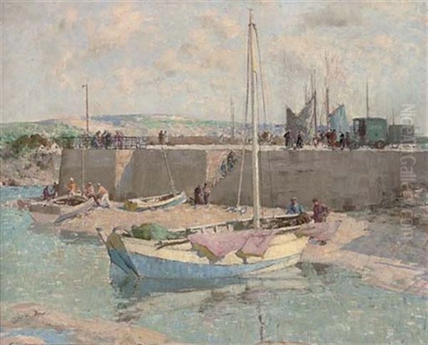 A Cornish Harbour - view 1