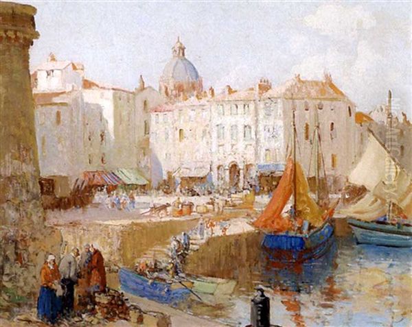 Off To The Fish Market, La Rochelle - view 1