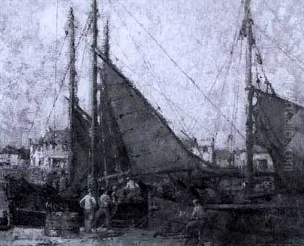 Fishing Boats, Honfleur - view 1
