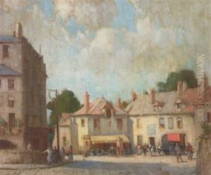 Return From Market, Moret-sur-loire by William Lee-Hankey