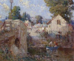 The Angler's Corner by William Lee-Hankey