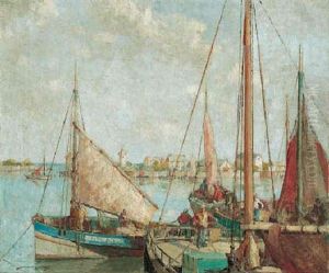 The Light House, Honfleur by William Lee-Hankey