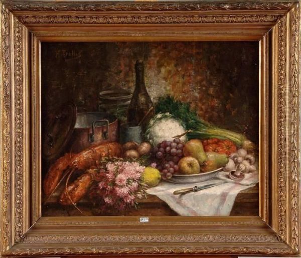 Nature Morte Au Homard, Aux Fruits, Aux Fleurs Et Aux Legumes - view 1