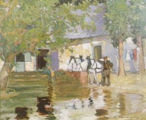 Watering The Plough Team by William Lee-Hankey