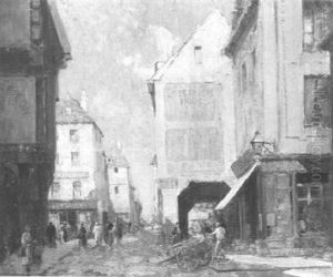 A Street In Dinant, Belgium
